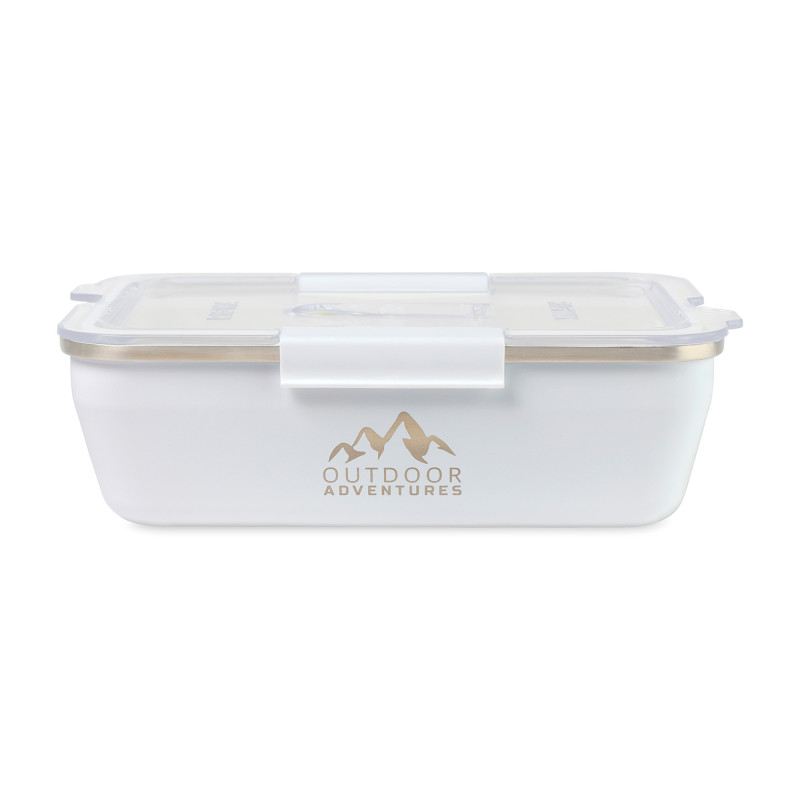 RIGWA® Travel Bento Box 9x6 - White