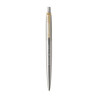Parker Jotter London Stainless Steel Ballpoint - Stainless Steel-Gold Trim