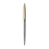 Parker Jotter London Stainless Steel Ballpoint - Stainless Steel-Gold Trim