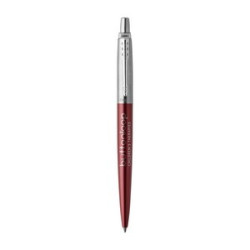 Parker Jotter London Stainless Steel Ballpoint - Kensington Red - Chrome Trim