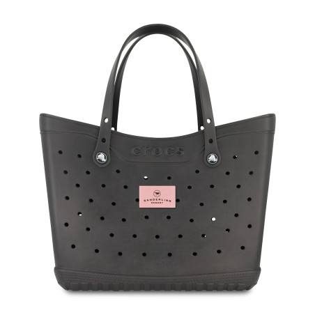 Crocs™ Classic Large Tote - Black - Powder Pink