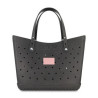 Crocs™ Classic Large Tote - Black - Powder Pink