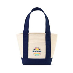 Petite Canvas Tote - True Navy