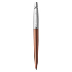 Parker Jotter London Stainless Steel Ballpoint - Chelsea Orange - Chrome Trim