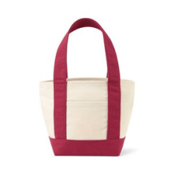 Petite Canvas Tote - Red