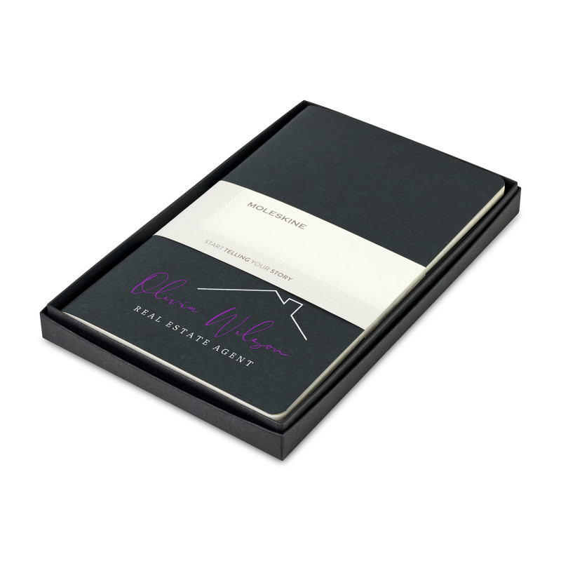 Moleskine® Large Cahier Gift Set - Black
