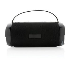 Recycled Plastic Soundboom Waterproof 6W Speaker - Black