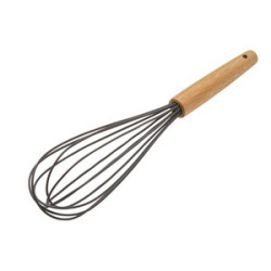 Silicone Whisk w/Bamboo Handle