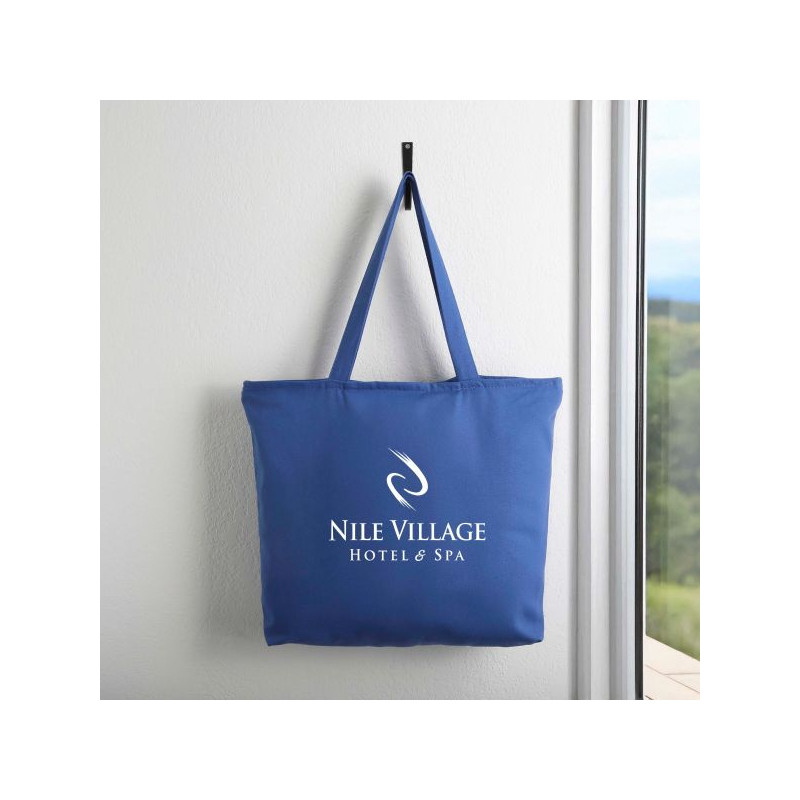 12 oz. Beaverton Zippered Cotton Canvas Tote
