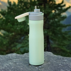 24 Oz. Vertex Powder Coated Recycled Stainless Steel Bottle
