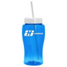 Transparent Blue/White