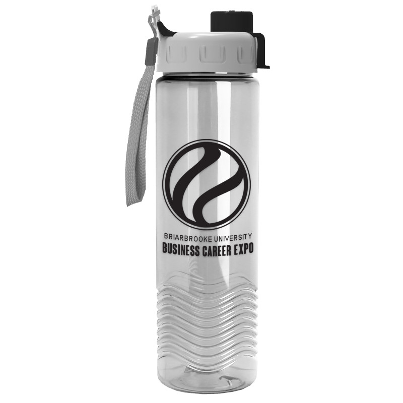 Garyline® Wave Tritan® Bottle with Quick-Snap Lid - 24 oz.