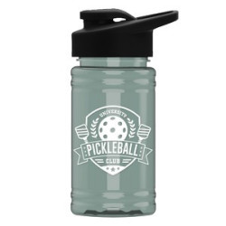 Garyline® Mini RPET Bottle with Drink-Thru Lid - 16 oz.