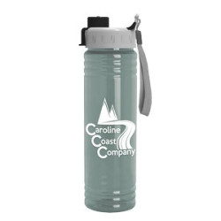 Garyline® Slim Fit RPET Bottle with Quick-Snap Lid - 24 oz.