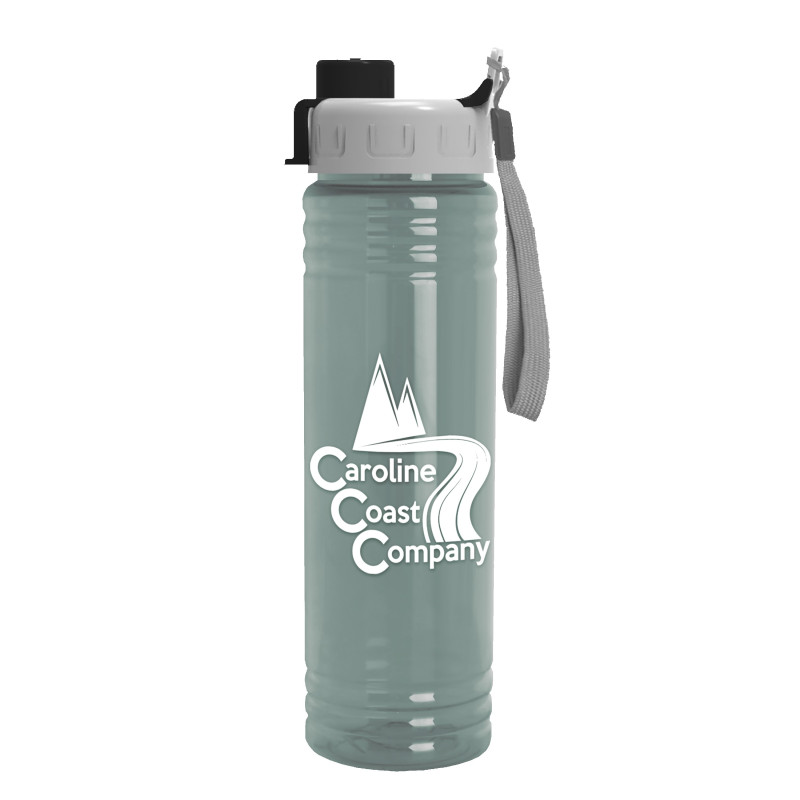 Garyline® Slim Fit RPET Bottle with Quick-Snap Lid - 24 oz.