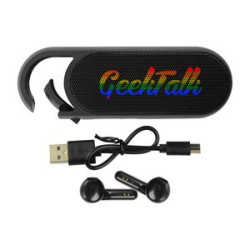 Sync Truly Wireless Earbuds-space&space-Bluetoothreg- Speaker Set Black