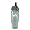 Garyline® Poly+ Recycled Bottle with Ring-Straw Lid - 27 oz.