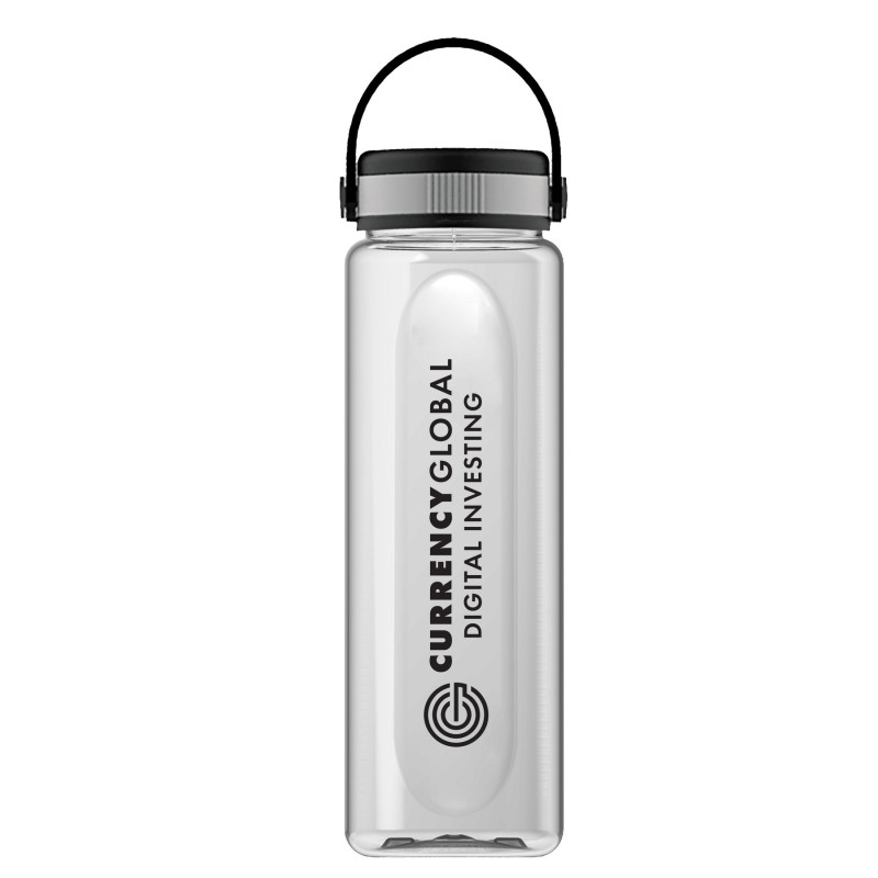 Garyline® Boss Embossed RPET Bottle with Grip Lid - 26 oz.