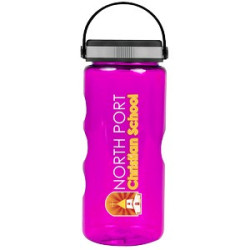 TRB22Z_translucentfuchsia_bottle_blackwithgray_lid_full.png