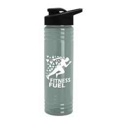 Garyline® Slim Fit RPET Bottle with Drink-Thru Lid - 24 oz.