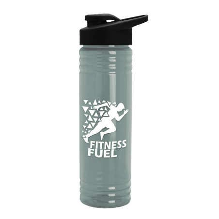Garyline® Slim Fit RPET Bottle with Drink-Thru Lid - 24 oz.