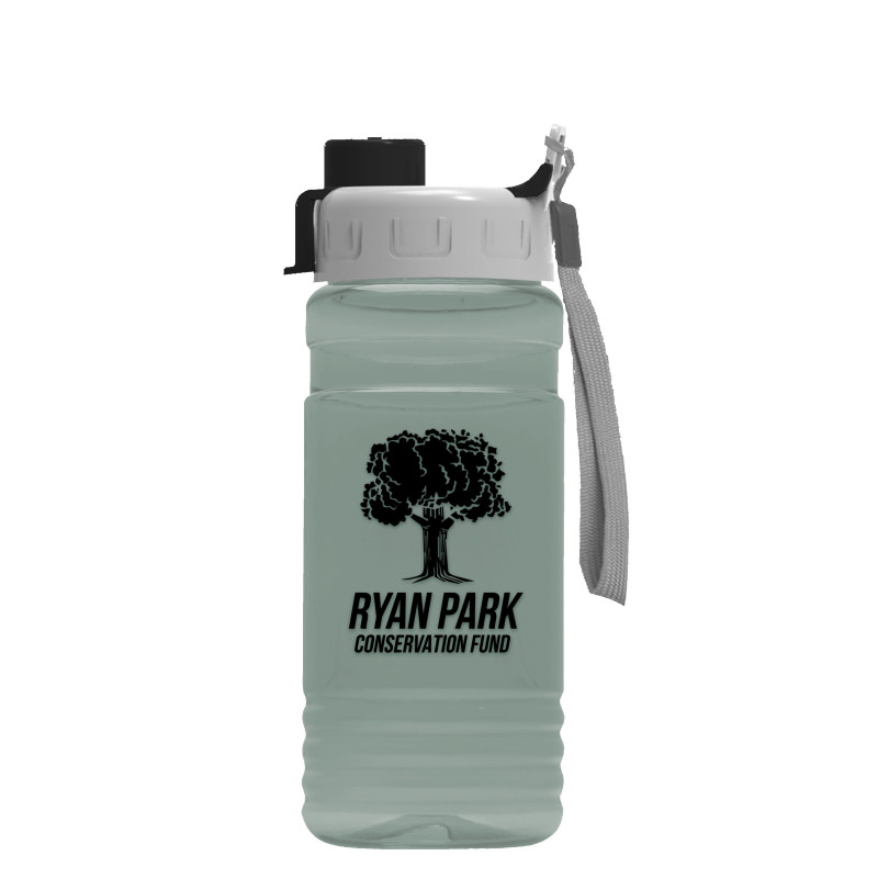 Garyline® RPET Bottle with Quick-Snap Lid - 20 oz.