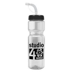 Garyline® Champ Bottle with Straw Lid - 28 oz.