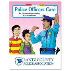 Coloring Book: Police Officers Care