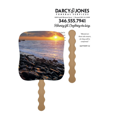 Skinner & Kennedy® Sunset Shore - Pictorial Fan