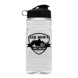 Garyline® Clear Bottle with Flip Lid - 20 oz.