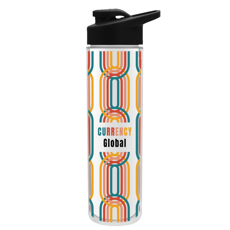 Garyline® Chiller Insulated Bottle with Drink-Thru Lid and Full-Color Insert - 16 oz.