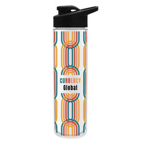 Garyline® Chiller Insulated Bottle with Drink-Thru Lid and Full-Color Insert - 16 oz.