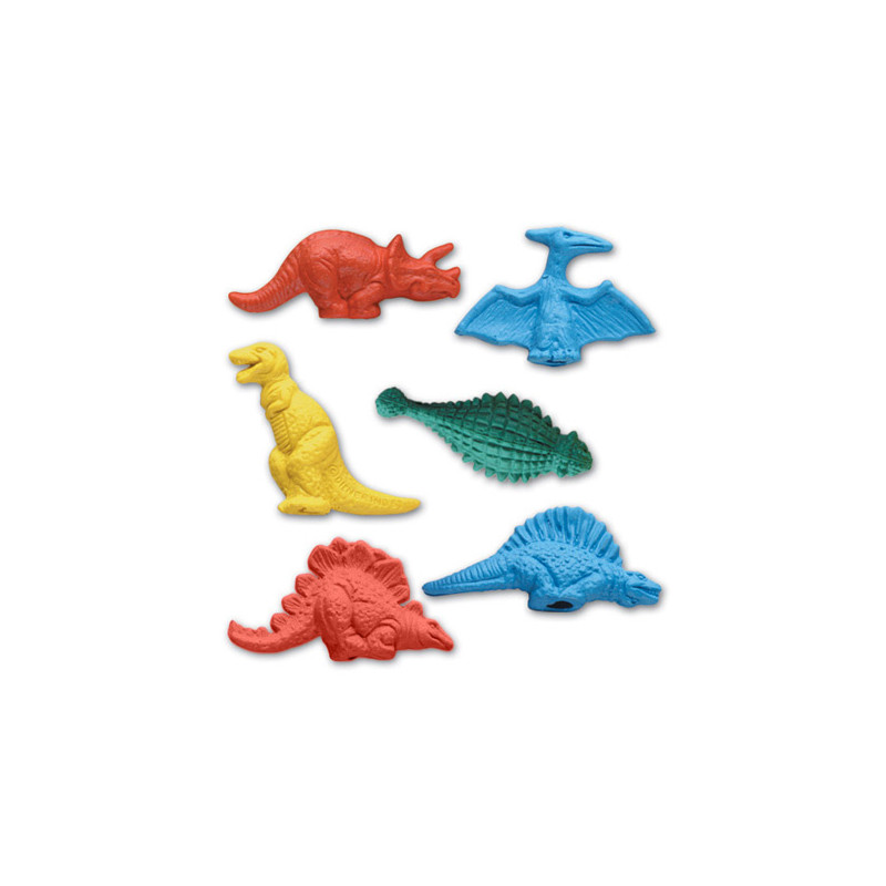 Pencil-Top Eraser Dinosaur Collection