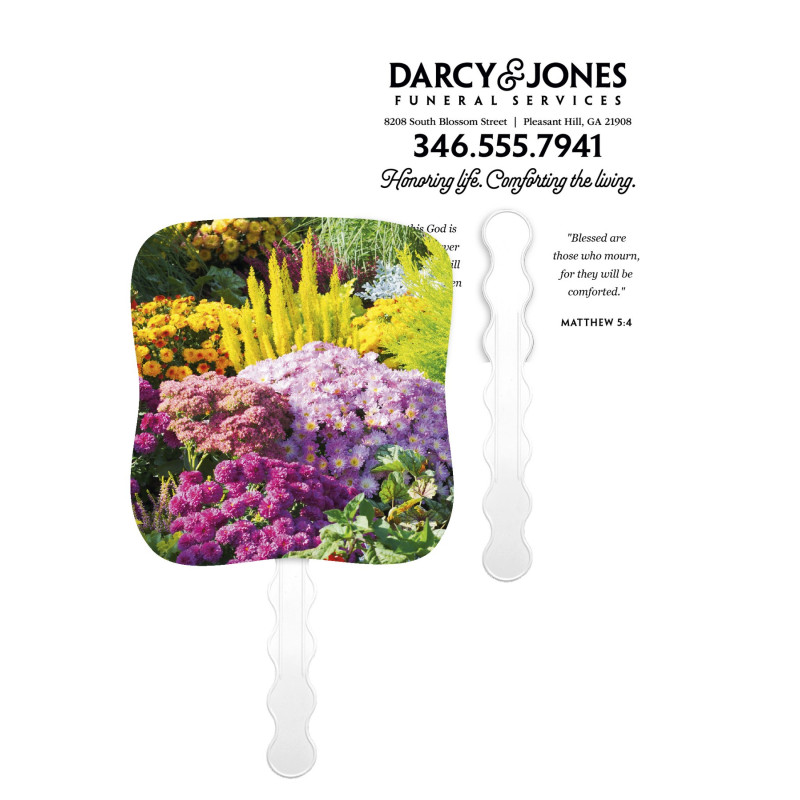 Skinner & Kennedy® Bountiful Garden - Pictorial Fan