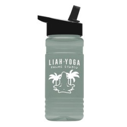 Garyline® RPET Bottle with Flip-Straw Lid - 20 oz.