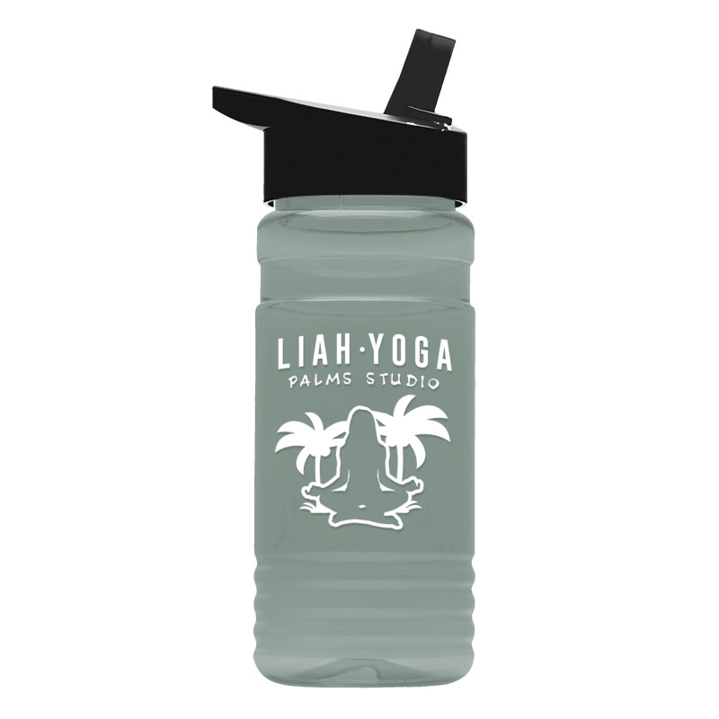 Garyline® RPET Bottle with Flip-Straw Lid - 20 oz.