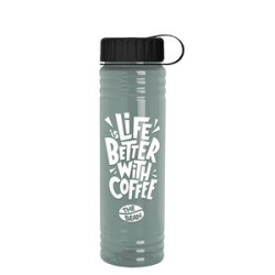 Garyline® Slim Fit RPET Bottle with Tethered Lid - 24 oz.