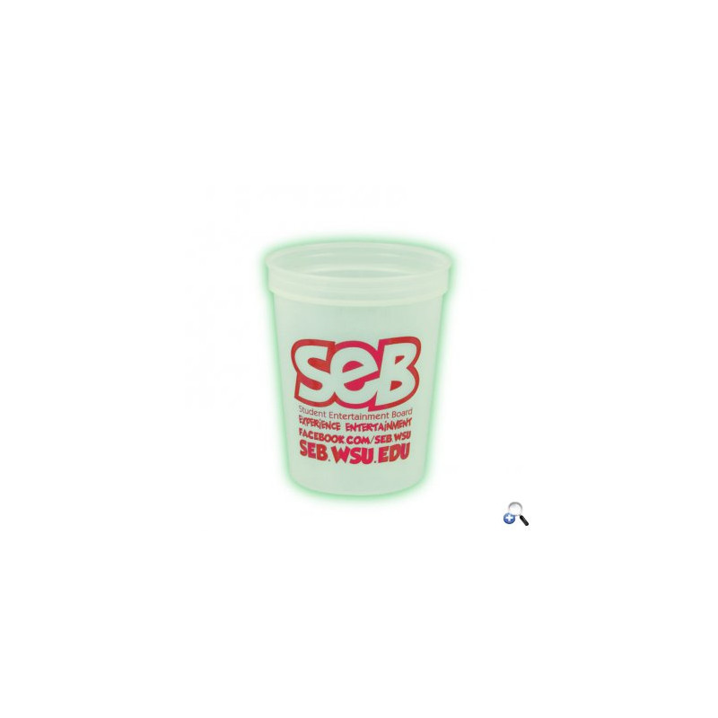 16 Oz. Glow In The Dark Stadium Cup