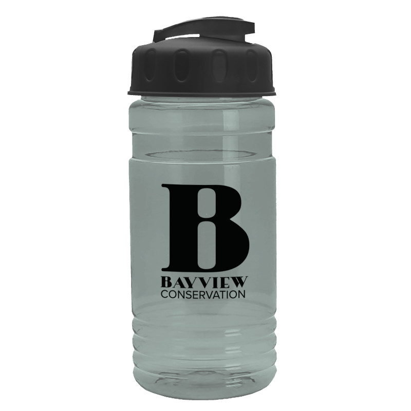 Garyline® RPET Bottle with Flip-Top Lid - 20 oz.