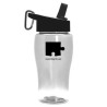Garyline® Poly+ Jr. Transparent Bottle with Flip-Straw Lid - 18 oz.
