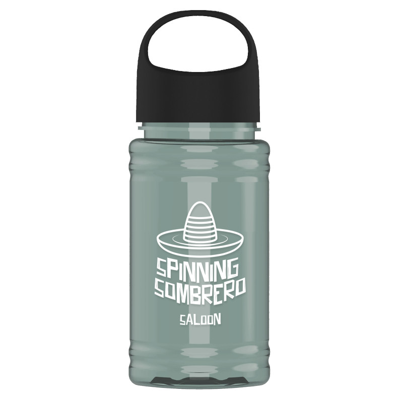 Garyline® Mini RPET Bottle with Oval Crest Lid - 16 oz.