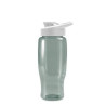 UpCycle Poly-Pure 27 oz. Transparent Bottle with Drink Thru Lid