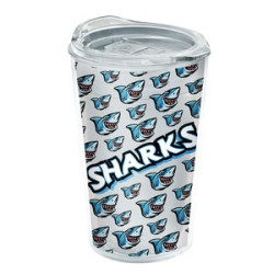 Garyline® Transparent Tumbler with Slider Lid and Full-Color Insert - 14 oz.