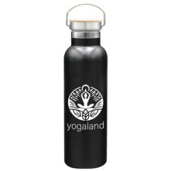 Garyline® Serene Stainless Steel Bottle with Bamboo Lid - 20 oz.