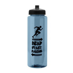 Garyline® Slim Fit RPET Bottle with Push-Pull Lid - 32 oz.