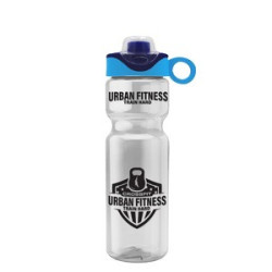 Garyline® Champ Bottle with Two-Tone Drink-Thru Lid with Silicone Loop - 28 oz.