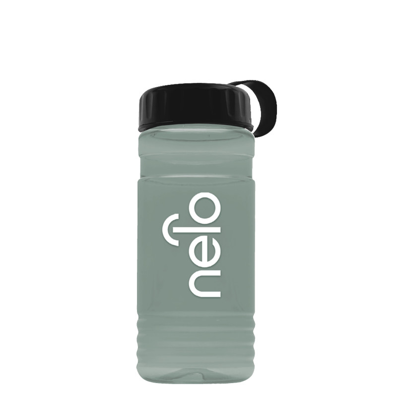 Garyline® RPET Bottle with Tethered Lid - 20 oz.