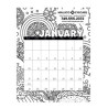 Triumph® Calendars Small Monthly Desk Pad Calendar - Coloring