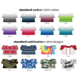 standard plush shirt ombre/sublimation