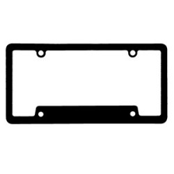 Corner View License Plate Frame